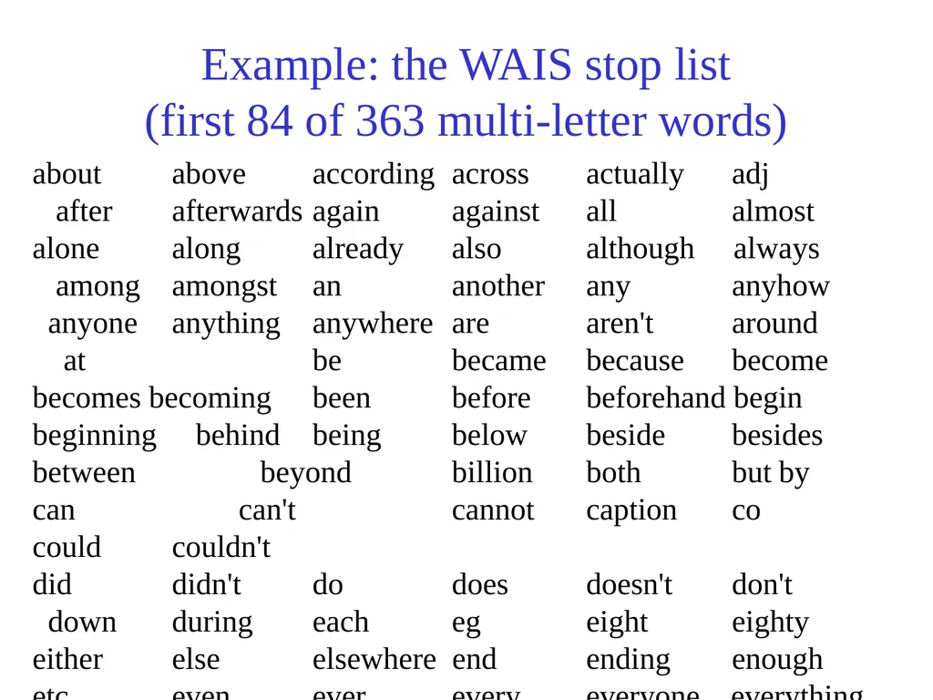 Text Processing, Tokenization, & Characteristics - slide 53 of 114