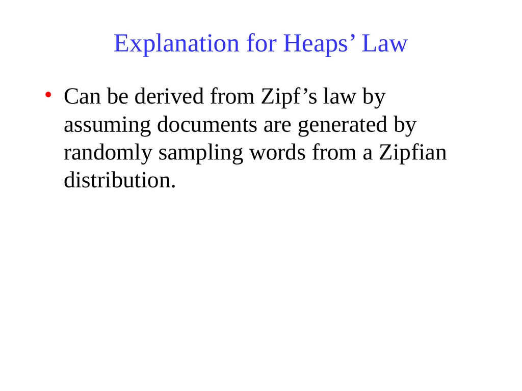 Text Processing, Tokenization, & Characteristics - slide 103 of 114