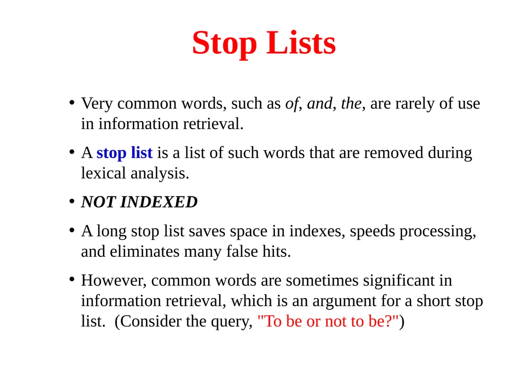 Text Processing, Tokenization, & Characteristics - slide 51 of 114