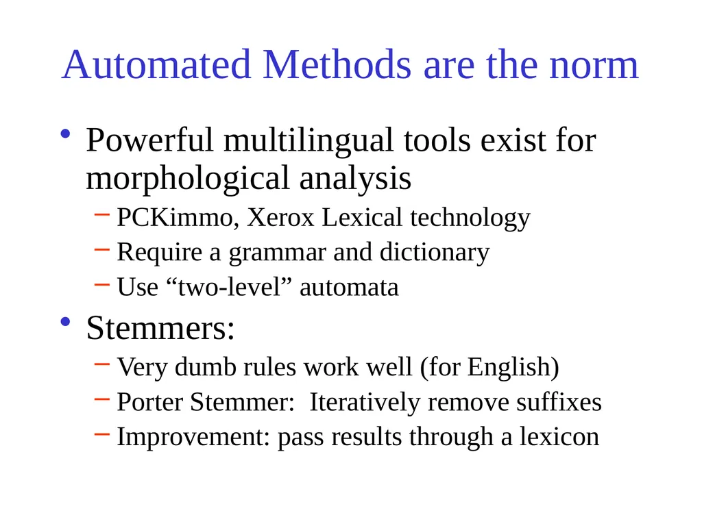 Text Processing, Tokenization, & Characteristics - slide 43 of 114