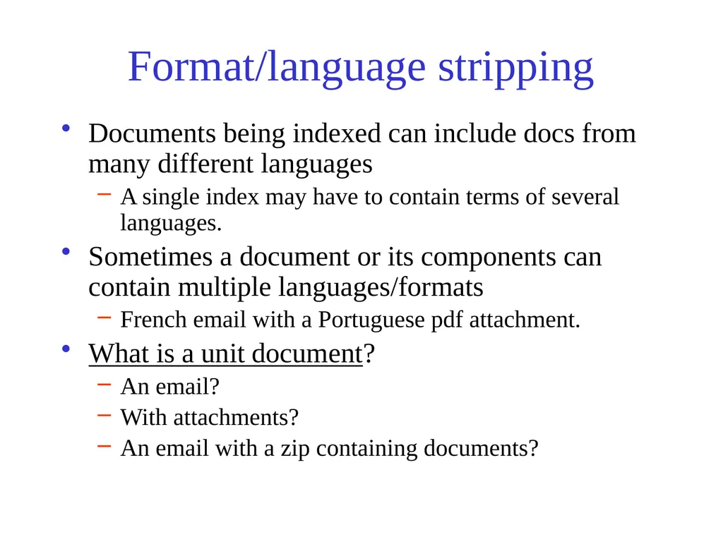 Text Processing, Tokenization, & Characteristics - slide 16 of 114