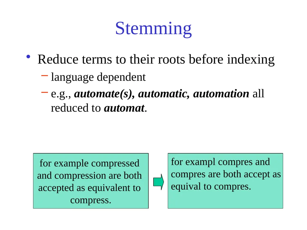 Text Processing, Tokenization, & Characteristics - slide 57 of 114