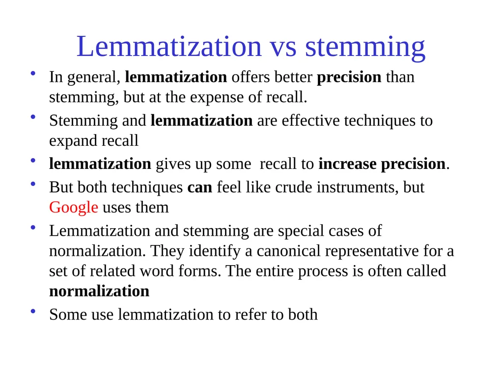 Text Processing, Tokenization, & Characteristics - slide 112 of 114