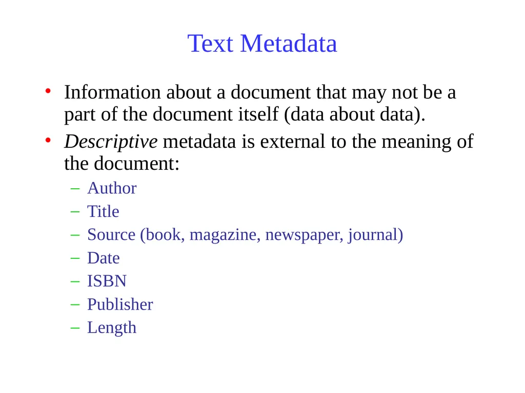 Text Processing, Tokenization, & Characteristics - slide 106 of 114
