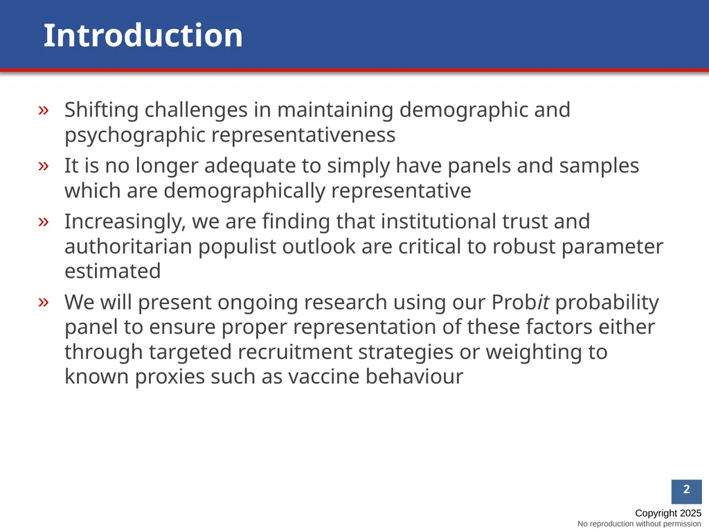 Understanding the Impacts of Mistrust and - slide 2 of 16