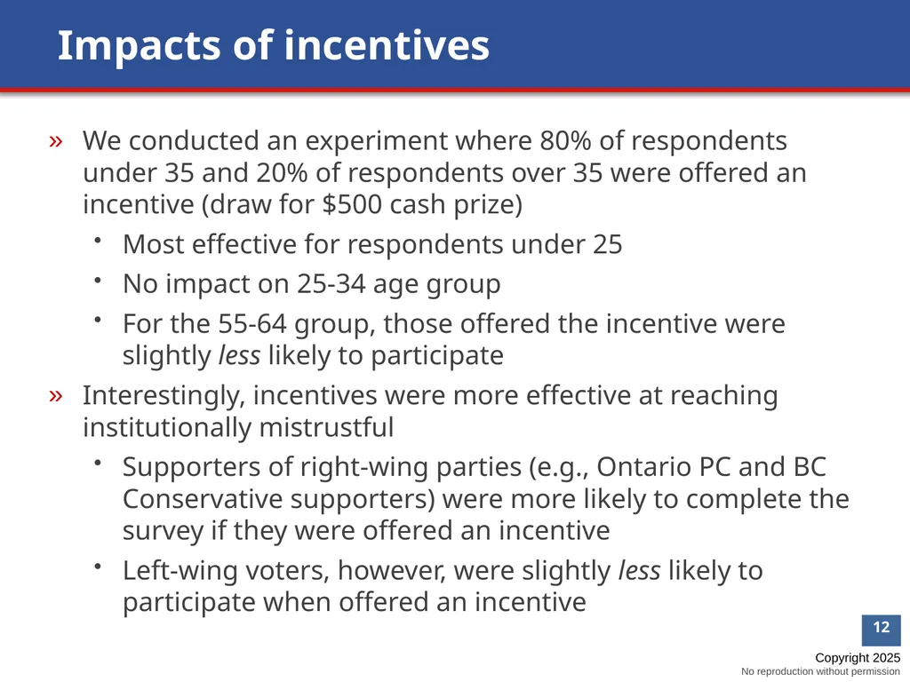 Understanding the Impacts of Mistrust and - slide 12 of 16