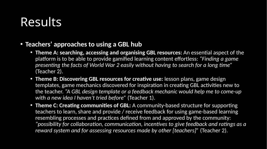 Endowing a Game-Based Learning Hub for Augmenting - slide 8 of 10