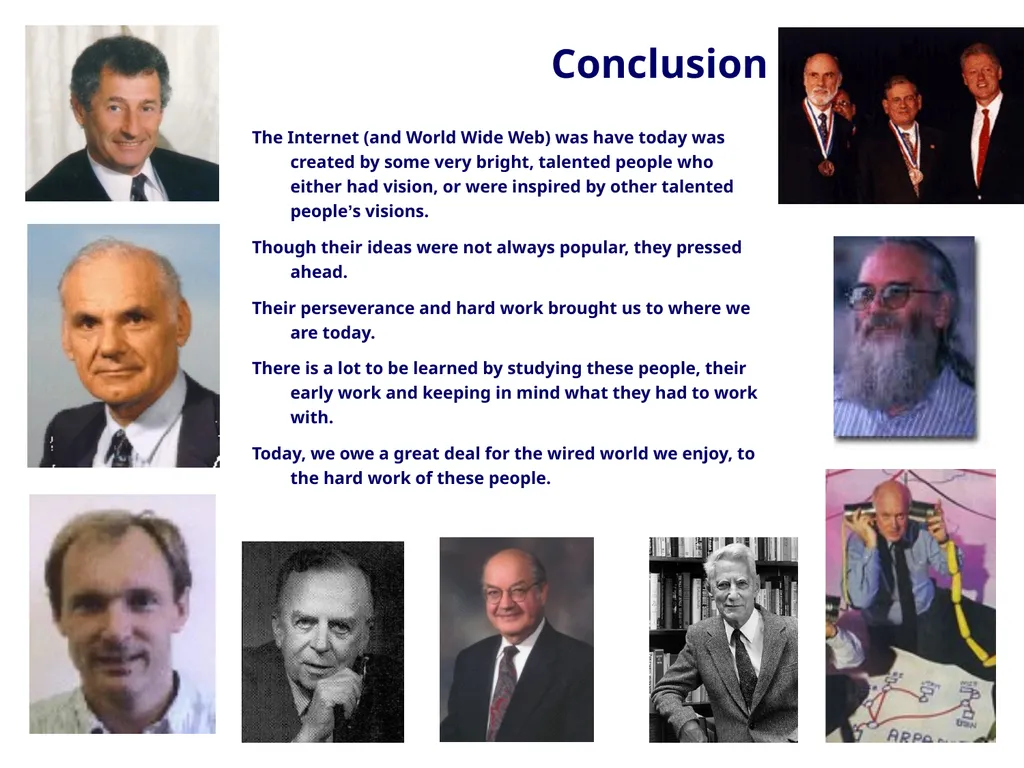 Agenda Introduction Internet History Internet - slide 47 of 50