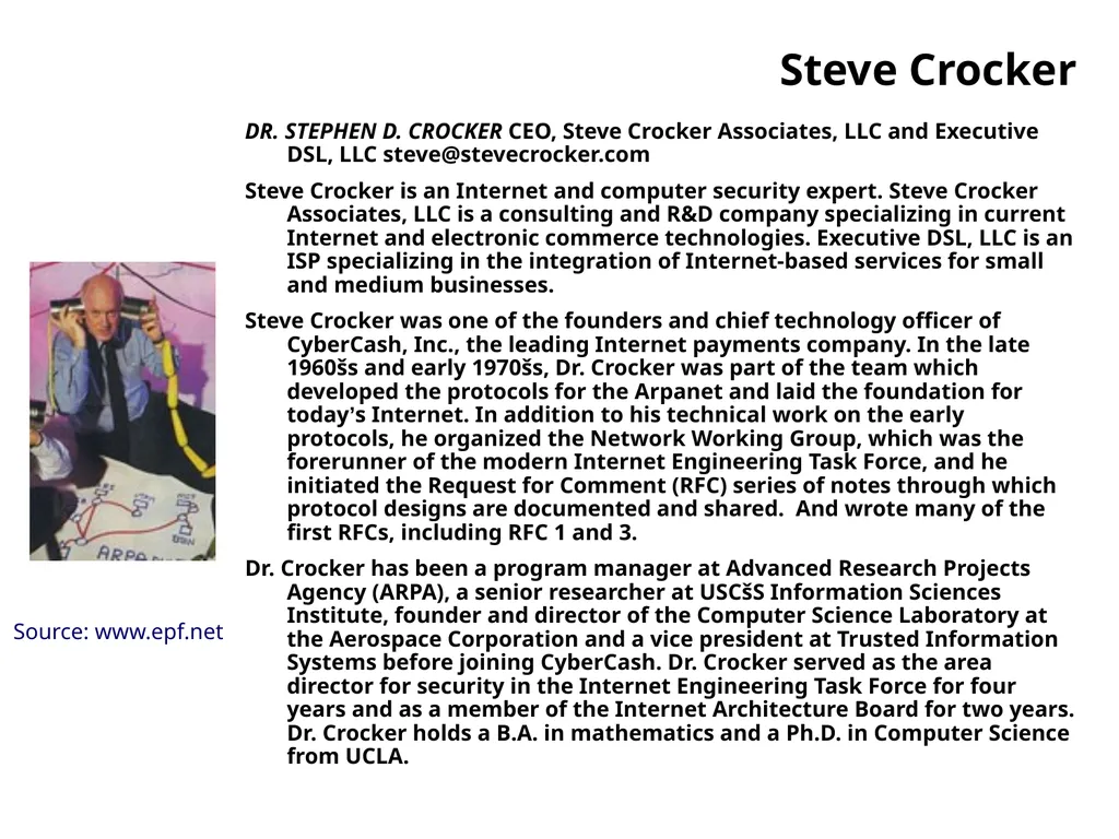Agenda Introduction Internet History Internet - slide 28 of 50