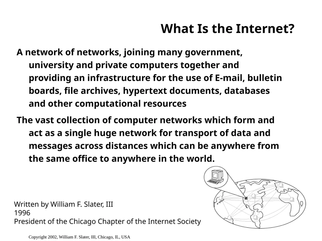 Agenda Introduction Internet History Internet - slide 10 of 50