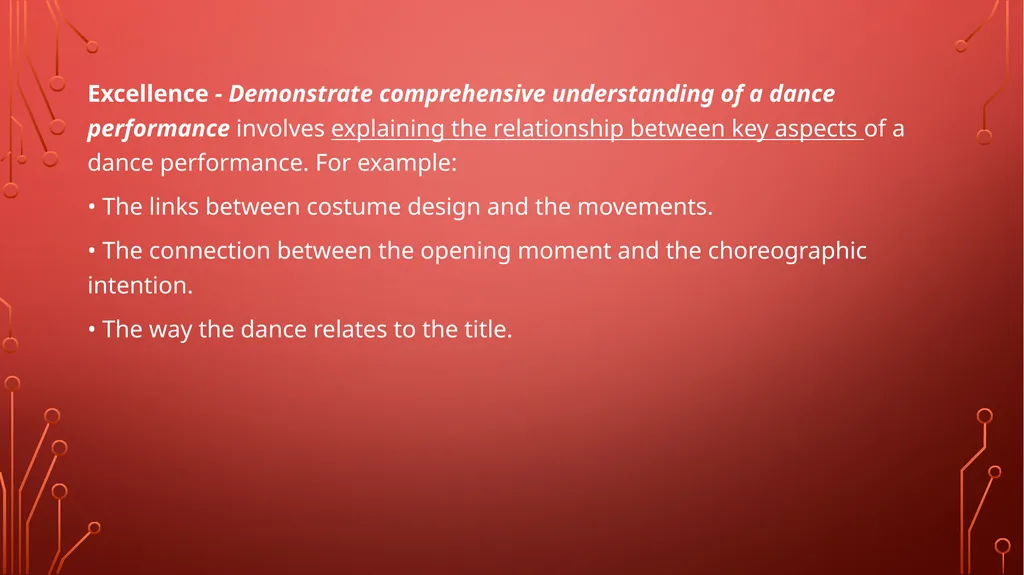 AS90861 Demonstrate understanding of a dance - slide 30 of 33