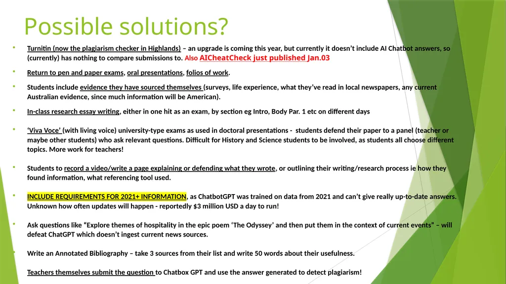 ChatGPT Academic Integrity Implications Jennifer - slide 9 of 13