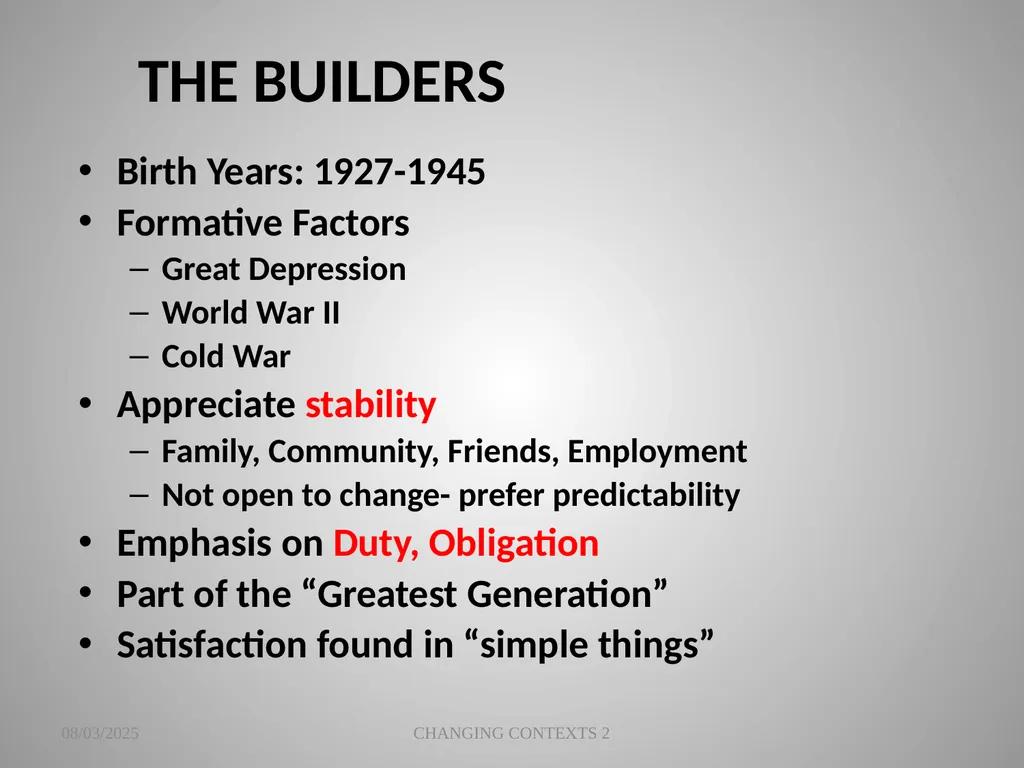 THE CHANGING CONTEXTS OF PREACHING AND WORSHIP 2 - slide 4 of 25