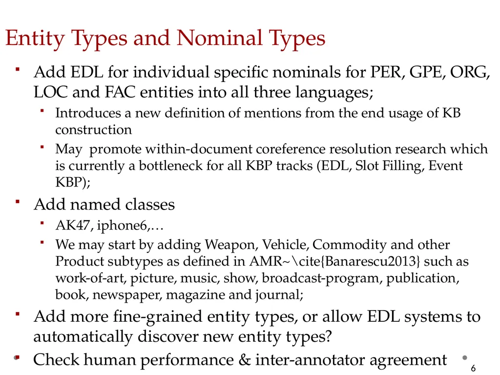 KBP2016 Tri-lingual Entity Discovery and Linking - slide 6 of 20