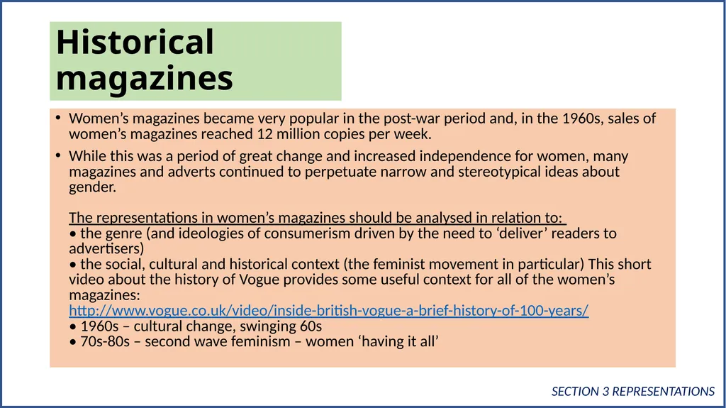 EDUQAS A Level Media Component 2 Section B Codes - slide 17 of 25