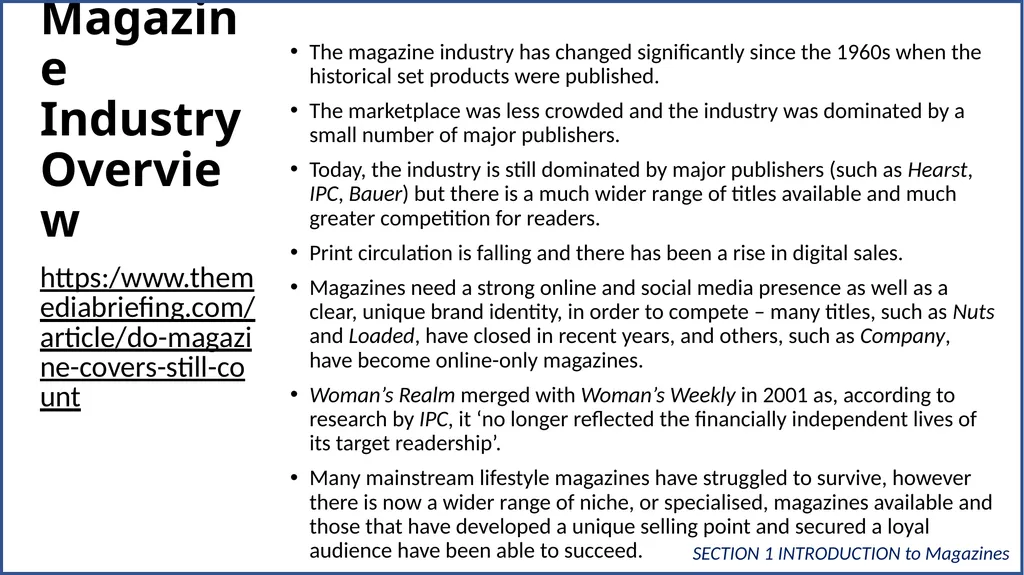 EDUQAS A Level Media Component 2 Section B Codes - slide 2 of 25