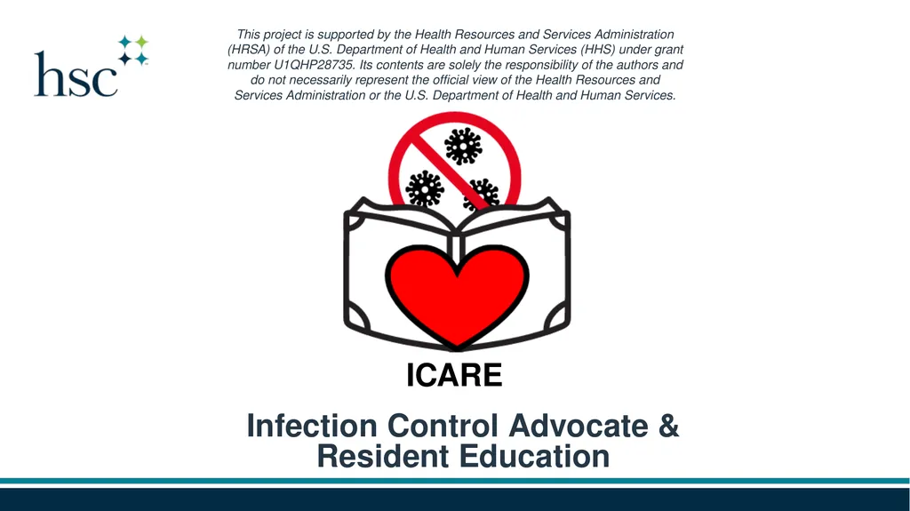 This project is supported by the Health Resources - slide 1 of 21