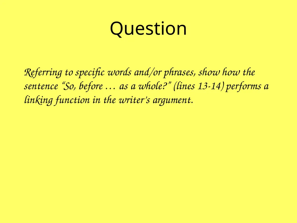 Higher RUAE Reading for Understanding, Analysis - slide 19 of 125
