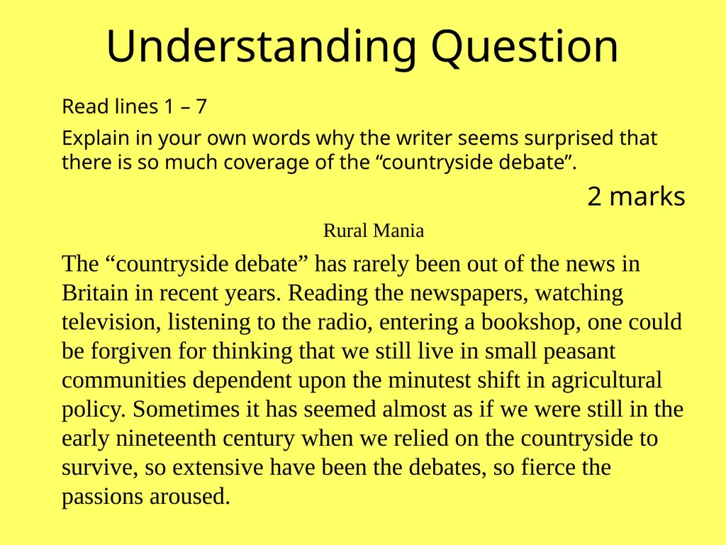 Higher RUAE Reading for Understanding, Analysis - slide 7 of 125