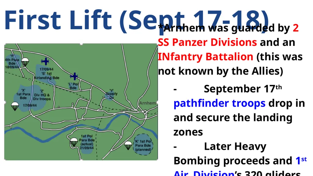 Operation Market Garden “A Bridge too far” Jenna - slide 15 of 30