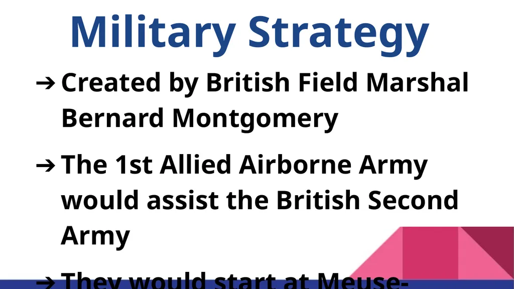 Operation Market Garden “A Bridge too far” Jenna - slide 10 of 30