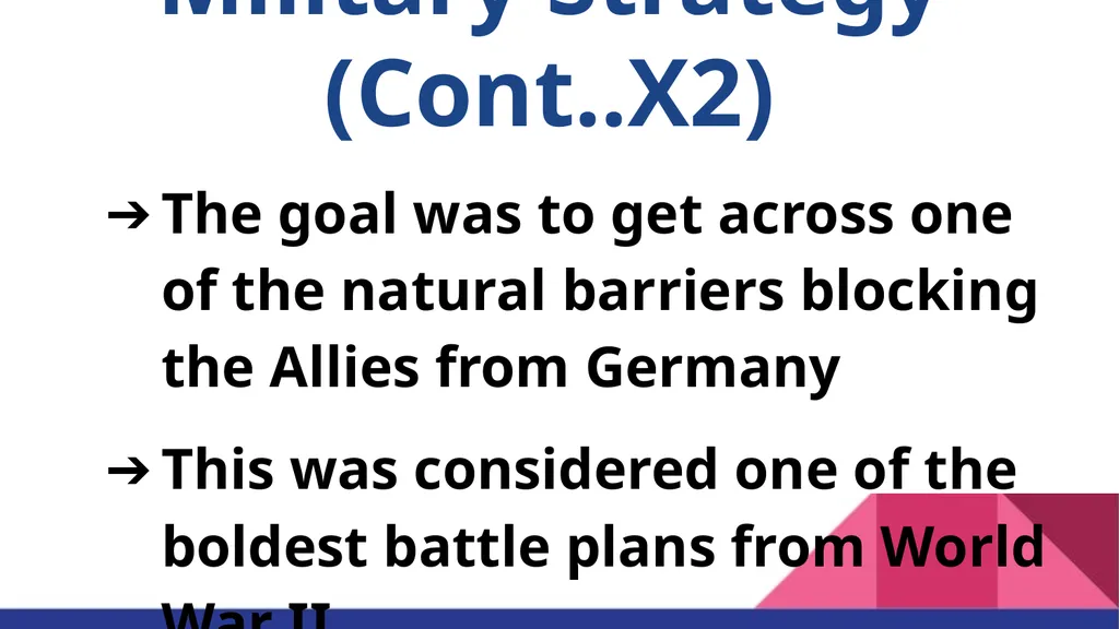 Operation Market Garden “A Bridge too far” Jenna - slide 12 of 30