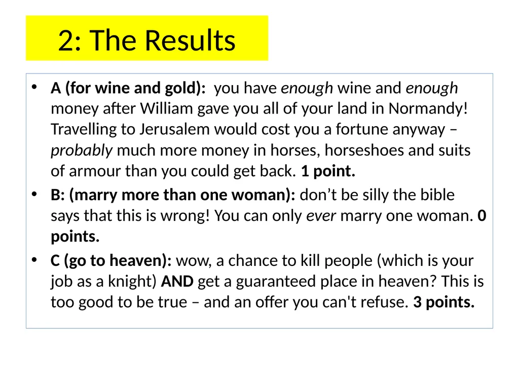 The First Crusade: a very simple introduction 6 2 - slide 10 of 25
