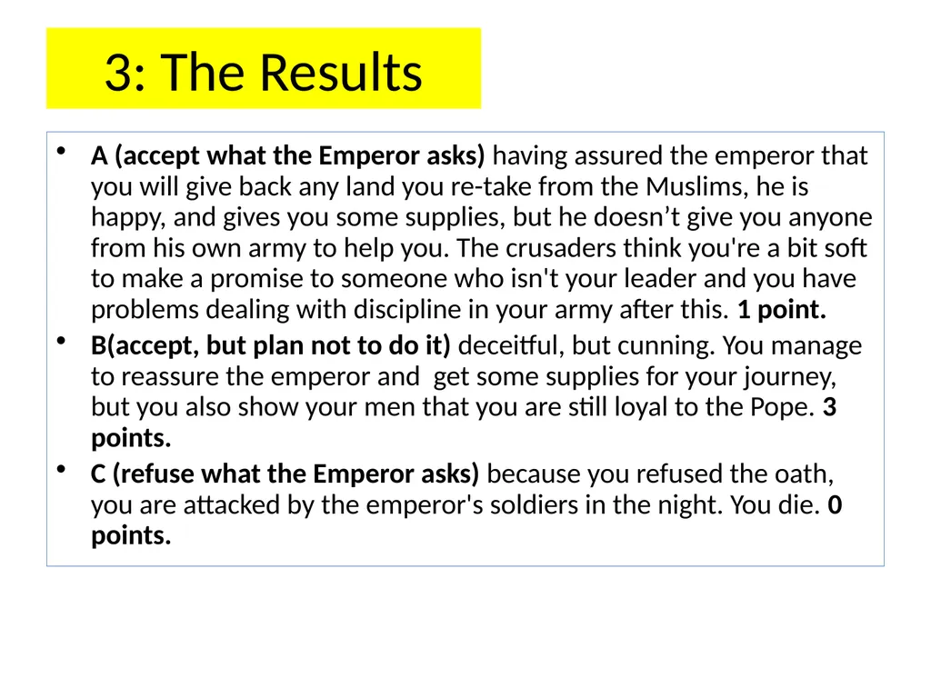 The First Crusade: a very simple introduction 6 2 - slide 14 of 25