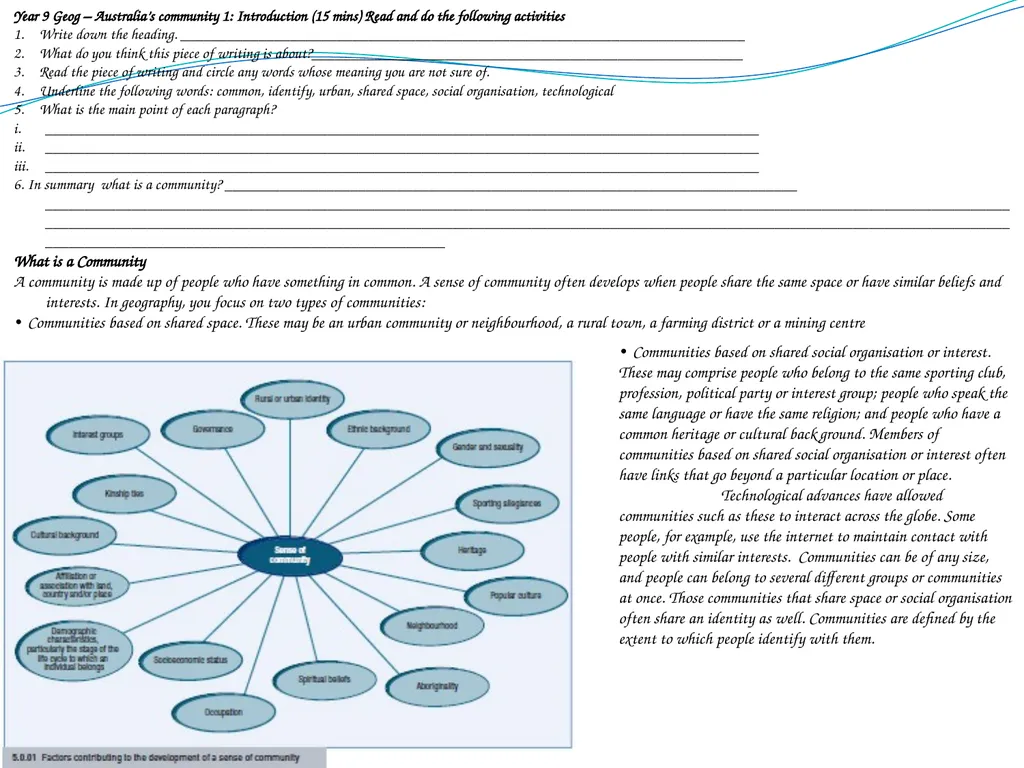 Year 9 Geography Readings Year 9 Geog - - slide 28 of 35