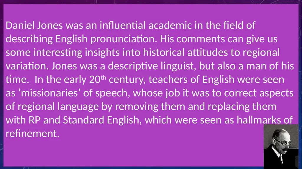 Language and Society: Accent and dialect Lesley - slide 33 of 63