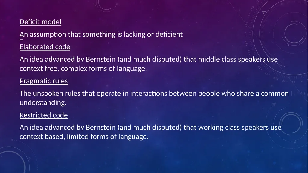 Language and Society: Accent and dialect Lesley - slide 31 of 63