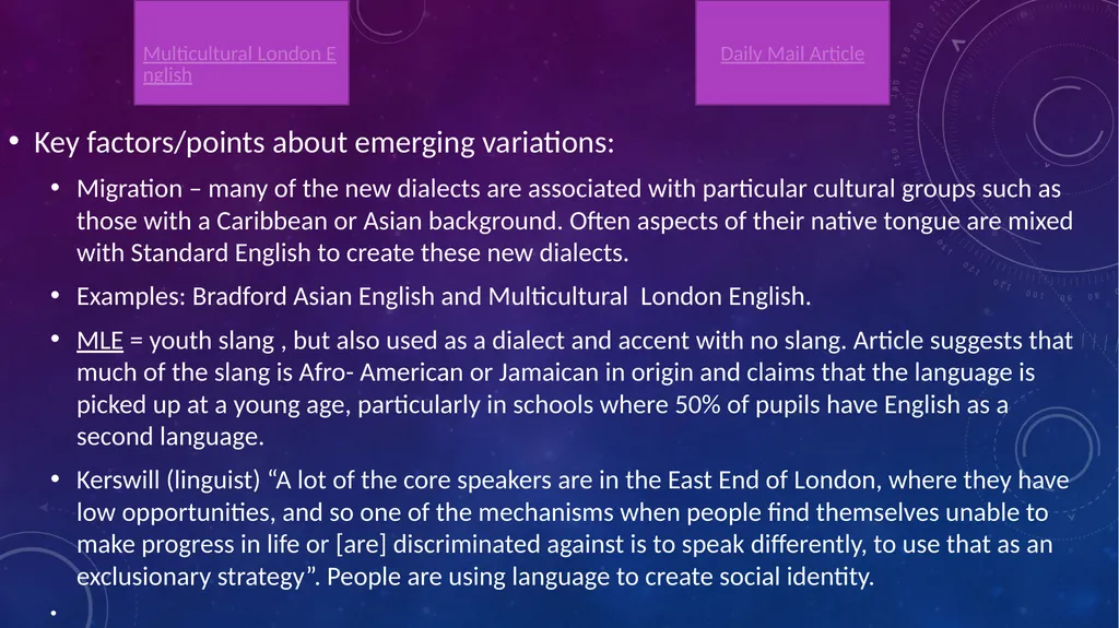 Language and Society: Accent and dialect Lesley - slide 56 of 63
