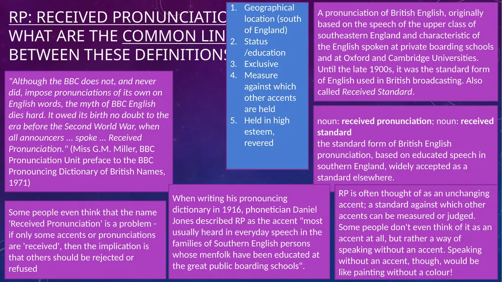 Language and Society: Accent and dialect Lesley - slide 12 of 63