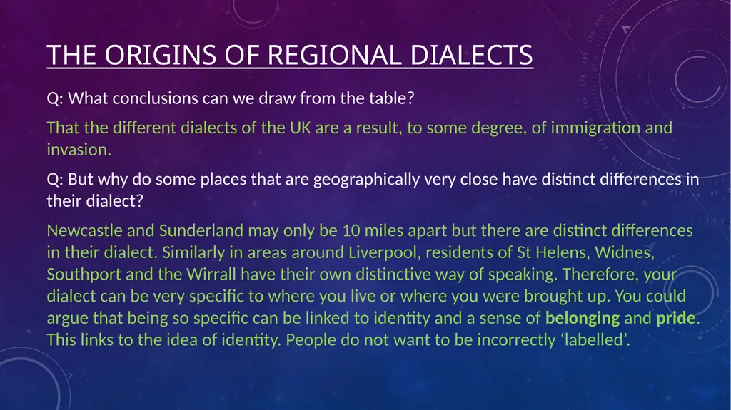 Language and Society: Accent and dialect Lesley - slide 40 of 63