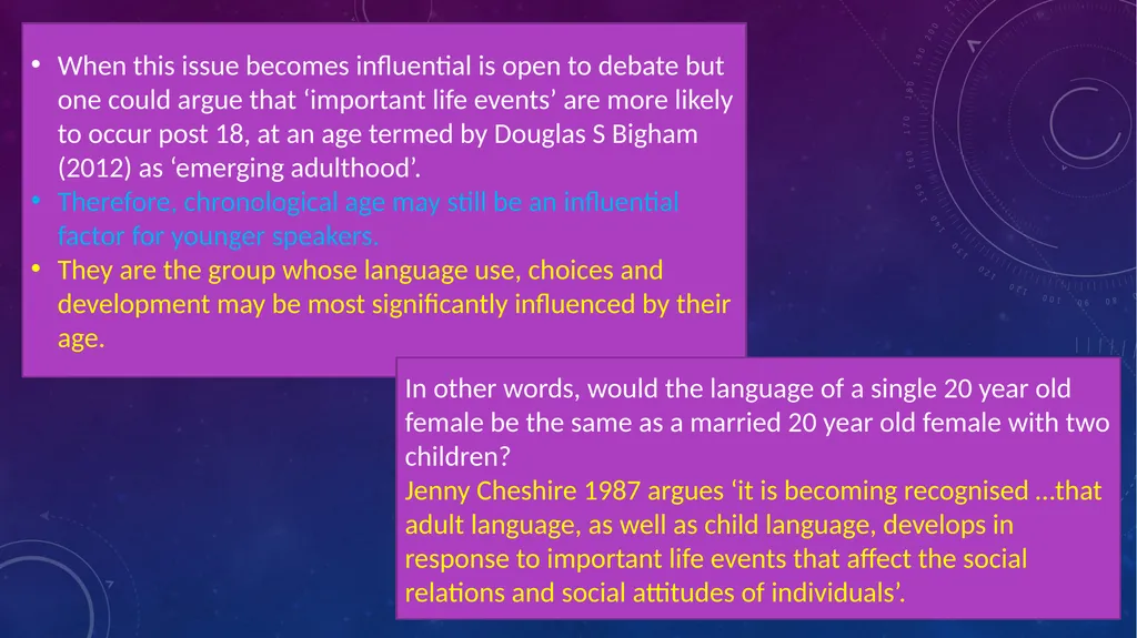Language and Society: Accent and dialect Lesley - slide 45 of 63