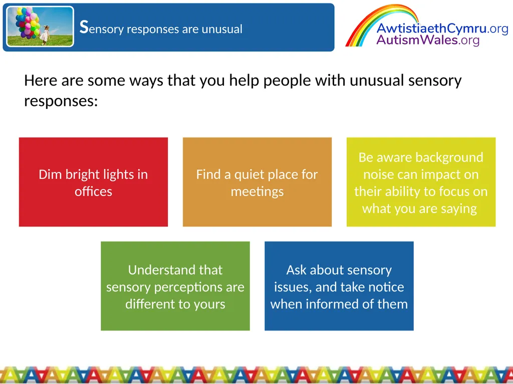 An Introduction to Autism for Housing Providers - slide 27 of 31