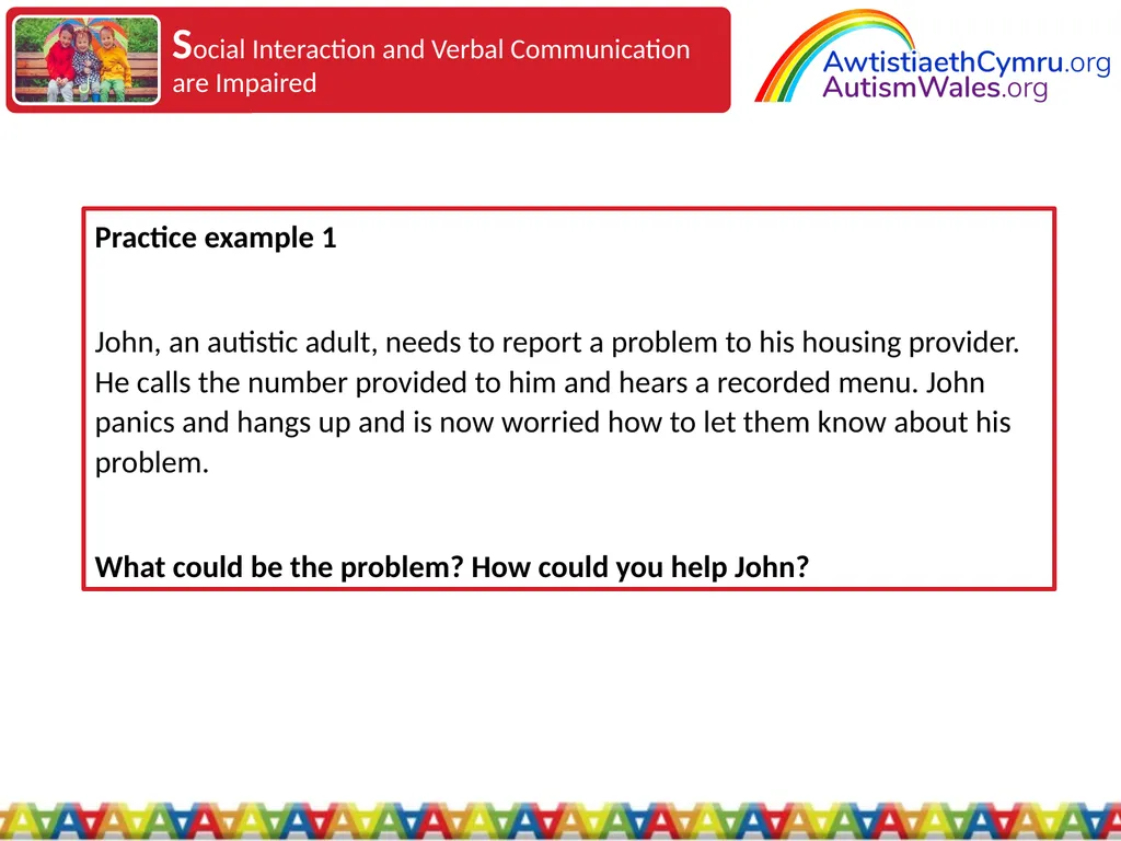 An Introduction to Autism for Housing Providers - slide 10 of 31