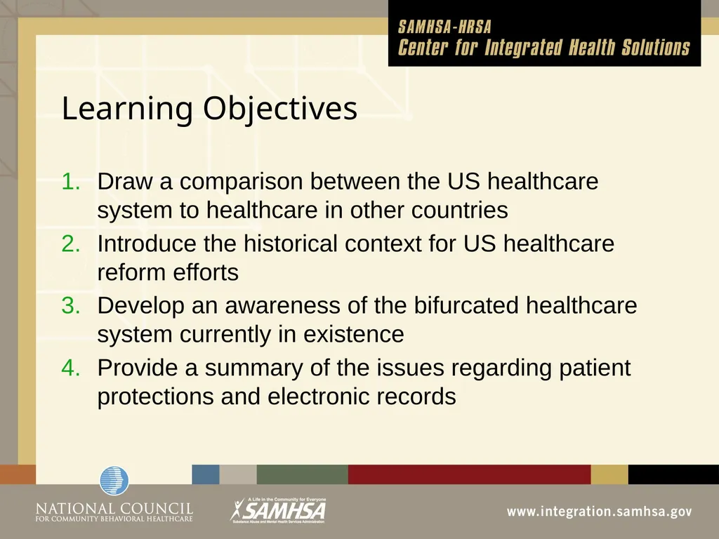 The Evolution of the Healthcare System Module 3 - slide 2 of 42
