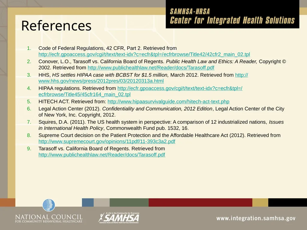 The Evolution of the Healthcare System Module 3 - slide 42 of 42