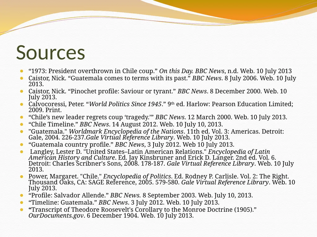 US-Latin America Relations By STUDENT NAME - slide 11 of 11