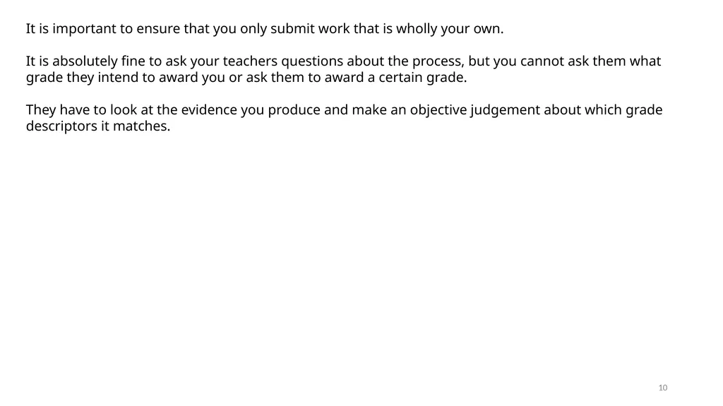 Awarding TAGs at TCC A guide for students and - slide 10 of 44