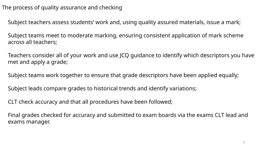 Awarding TAGs at TCC A guide for students and - slide 6 of 44