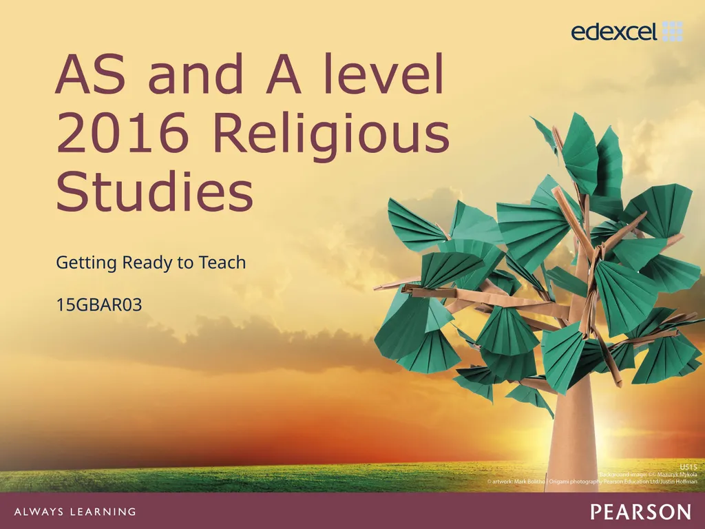 Getting Ready to Teach 15GBAR03 Agenda Suggested