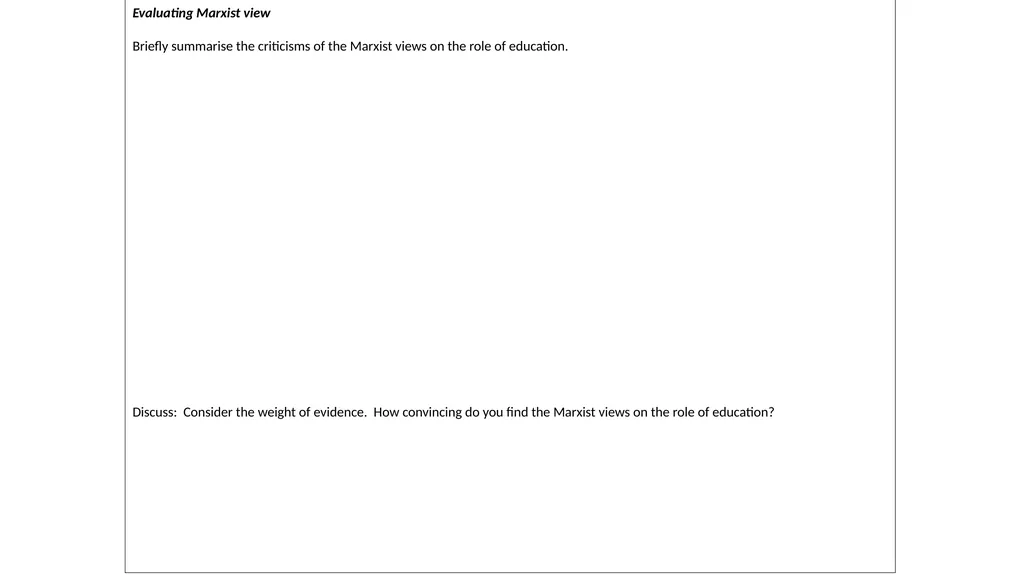 A level Sociology Component 3 Section B 10 mark - slide 14 of 54