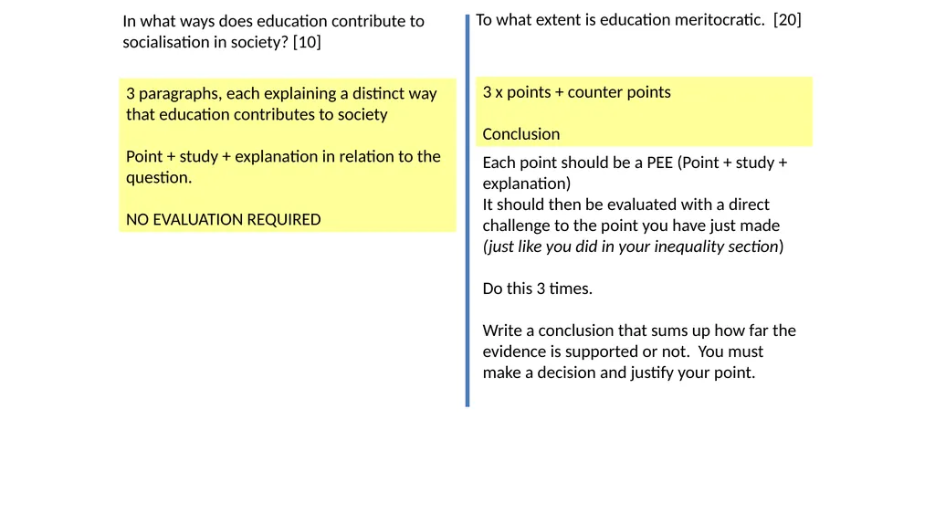 A level Sociology Component 3 Section B 10 mark - slide 18 of 54