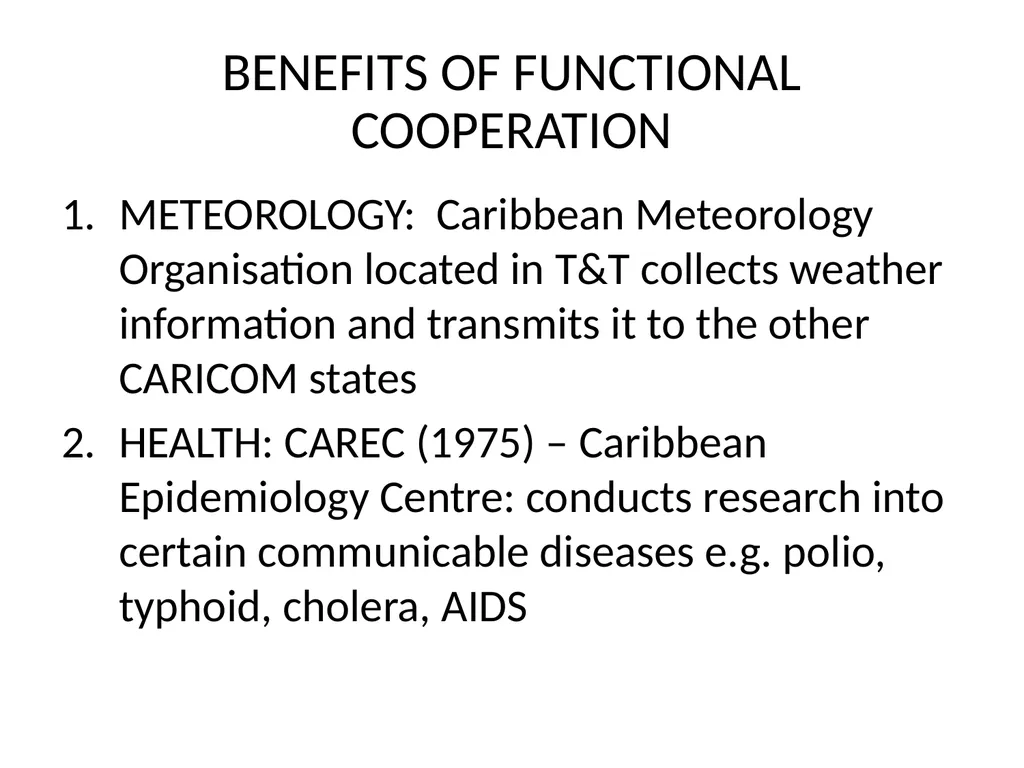 REGIONAL INTEGRATION REGION: an area of a country - slide 104 of 137