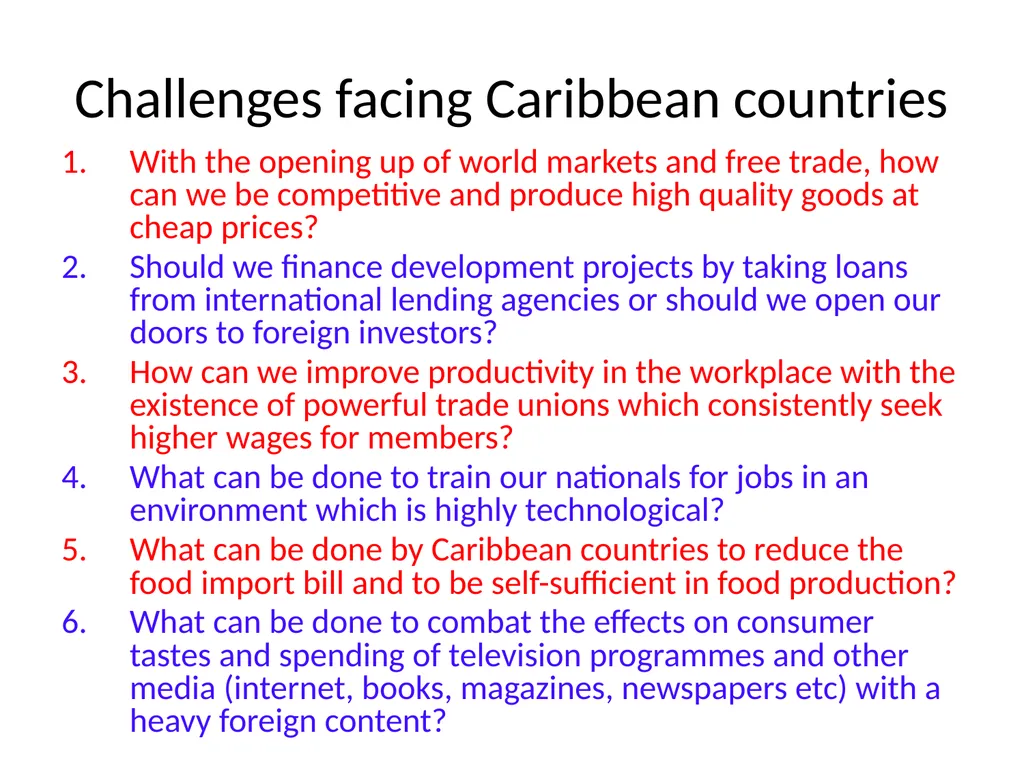 REGIONAL INTEGRATION REGION: an area of a country - slide 32 of 137