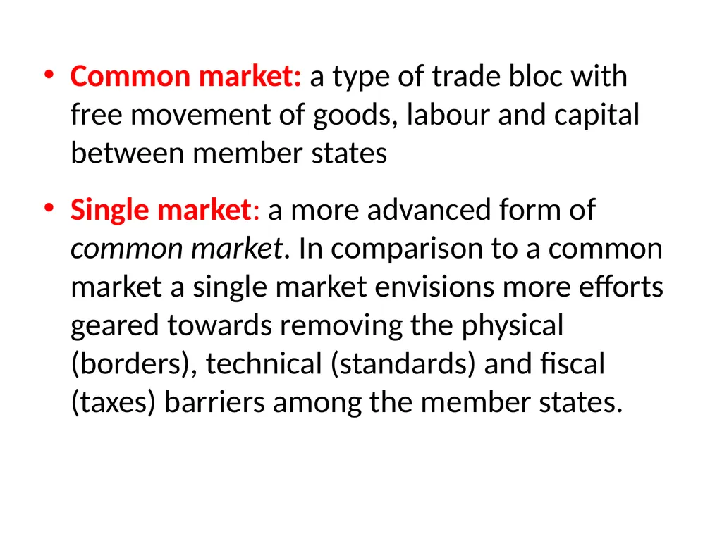 REGIONAL INTEGRATION REGION: an area of a country - slide 15 of 137