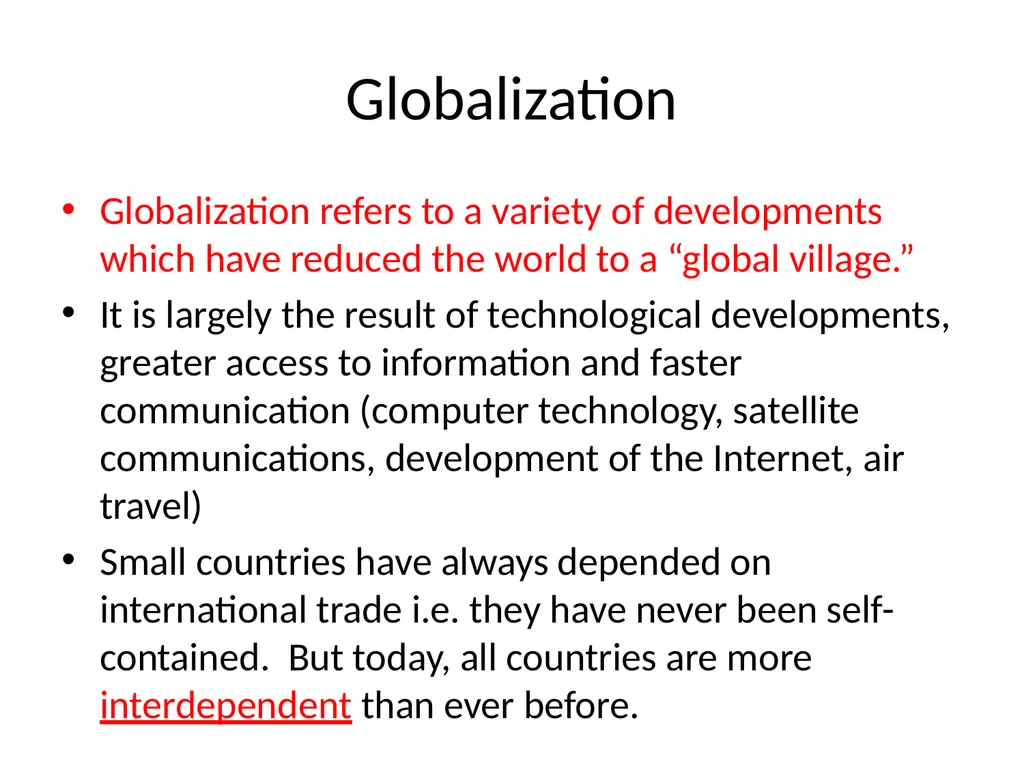 REGIONAL INTEGRATION REGION: an area of a country - slide 26 of 137