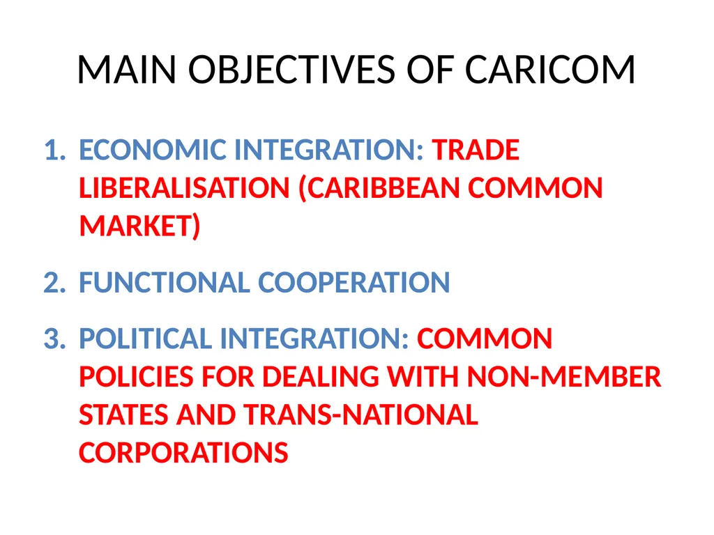 REGIONAL INTEGRATION REGION: an area of a country - slide 97 of 137